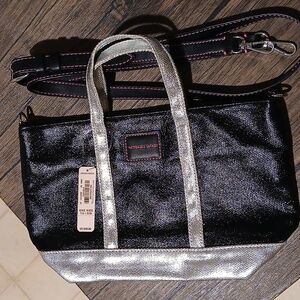 Victoria Secret Metallic Convertible Bag New With Tags Spicy Style!